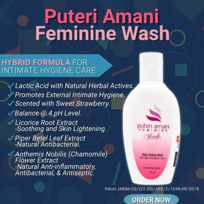 Puteri Amani 75ml - Feminine Wash