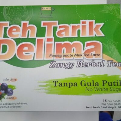 KoPiTi Tea Latte (Teh Tarik 3-in-1) Without White Sugar and Without Cholesterol