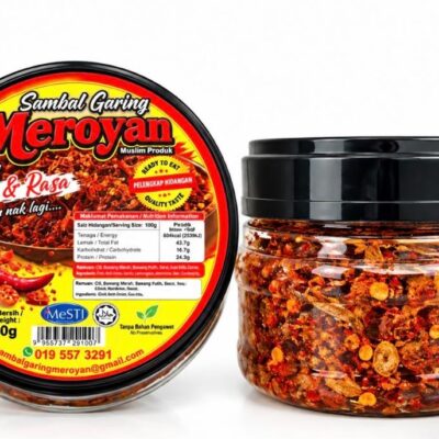 Sambal Garing Meroyan (140gm) By Jujur Restu Enterprise (JRE)