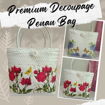 Sarawak Penan Decoupage Bag