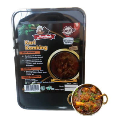 Assihah RTE Mutton Curry (170g) by SUP TRADISIONAL AL WAQIAH