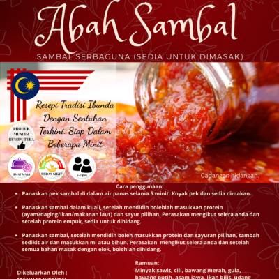 Multipurpose Sambal - Abah Sambal by MANNAS KITCHEN