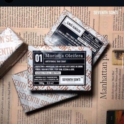 01 Moringa Oleifera handmade cleansing bar by Seventh Sons Custom®