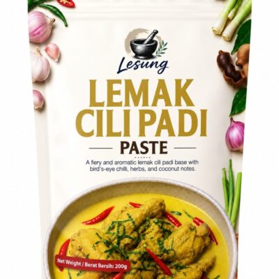 Authentic Malaysian Coconut Chili Sauce (Lemak Cili Padi) Ready To Eat (200g) By Lesung