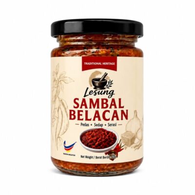 Authentic Malaysian Sambal Belacan Ready To Eat (200g) - by Lesung