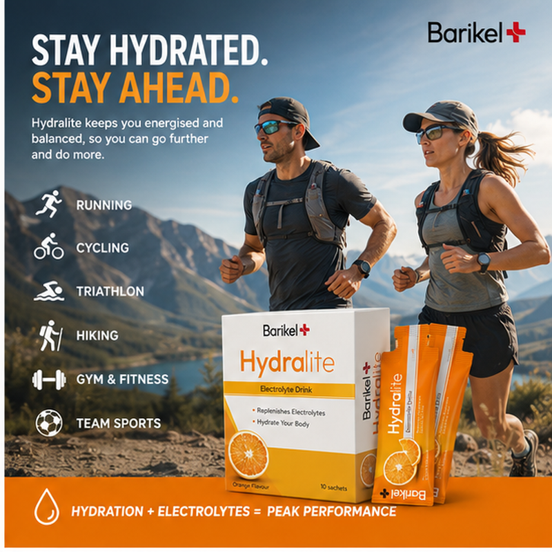 Hydralite Sports Hydration for Running, Hiking & Cycling Hydralite electrolyte drink for runners, hikers, cyclists and active outdoor enthusiasts