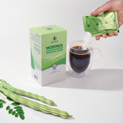 Dhyancare Moringa Collagen Peptide Botanical Drink (Sachets) by MYBio Beauty & Health