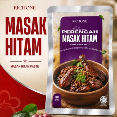 Masak Hitam Paste (180g) by Rich One Products Industries Sdn Bhd