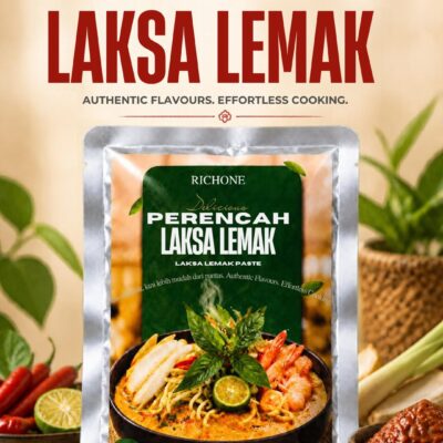 Laksa Lemak Paste (180g) by Rich One Products Industries Sdn Bhd