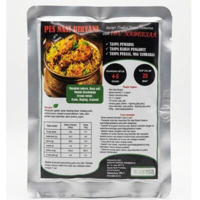Ibu Nabeesaa Authentic Biryani Rice Paste (300g) by SSSN Enterprise